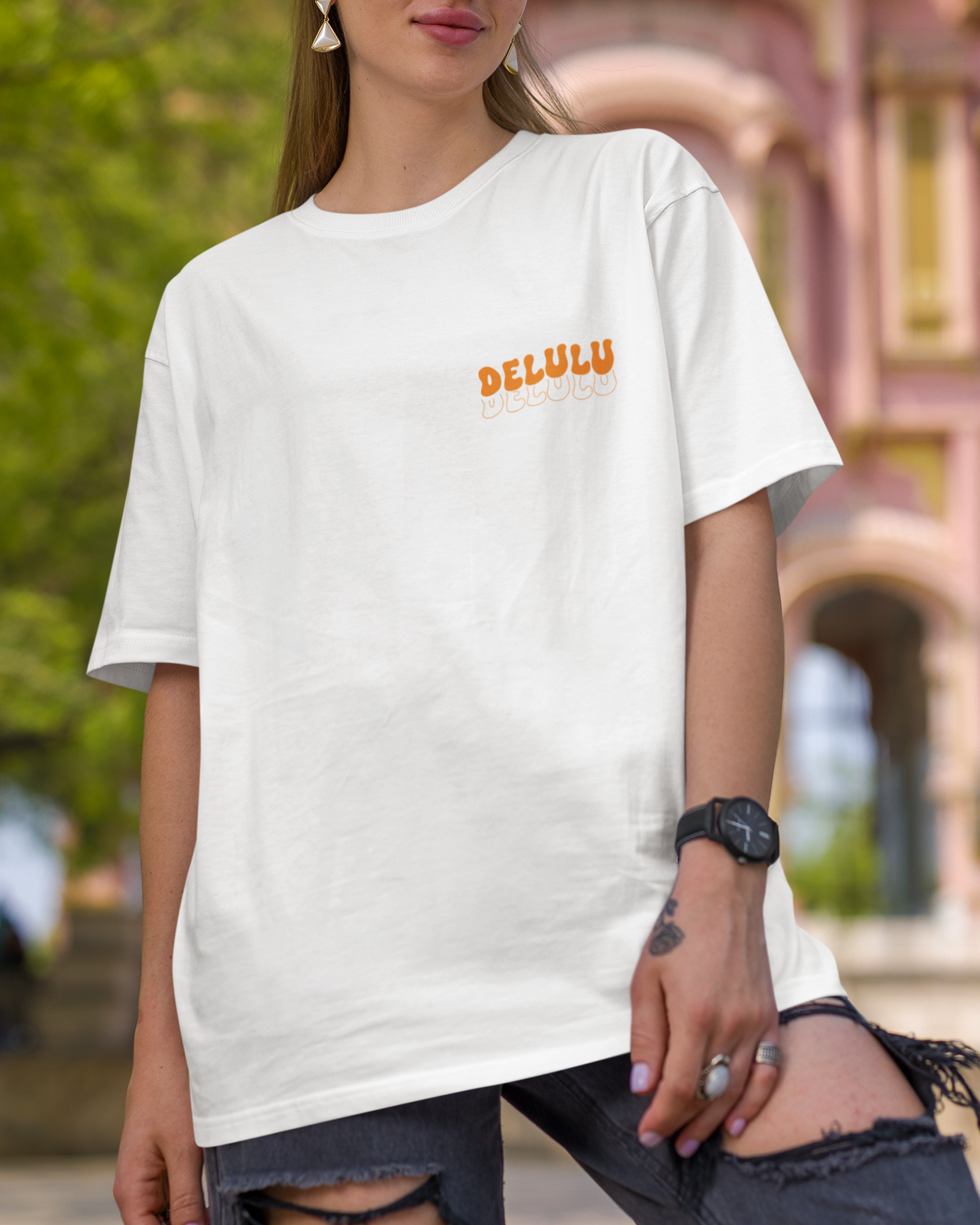 Delulu Is The Only Solulu Oversized Tshirt