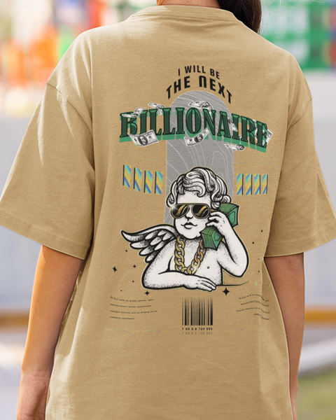 The Next Billionaire Oversized Tshirt
