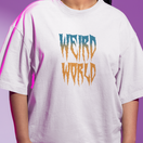 Weird World Oversized Tshirt