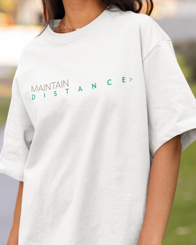 Maintain Distance Oversized Tshirt