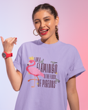 I Am A Flamingo In The Flock Of Pigeons Oversized Tshirt