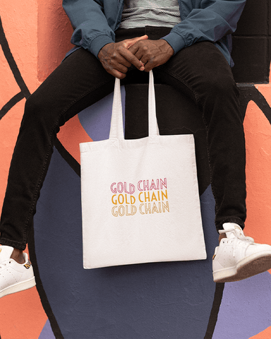 Gold Chain Tote Bags
