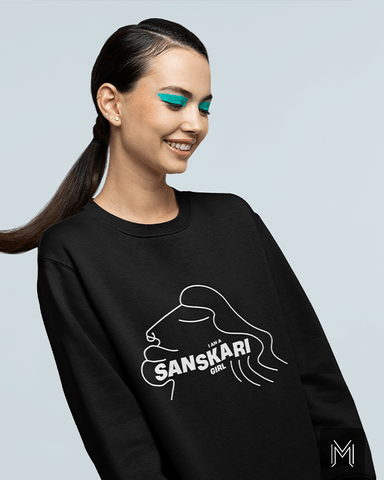 Sanskari Girl Sweatshirt