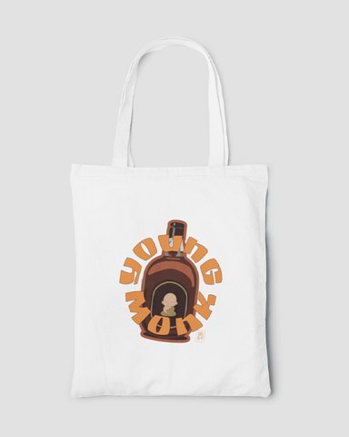 Young Monk Tote Bag
