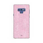 Samsung Note 9 Pink Fabric Design