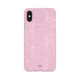 Apple iPhone Xs Pink Fabric