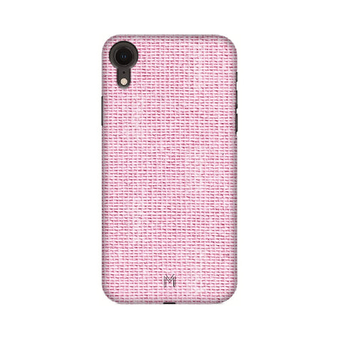 Apple iPhone XR Pink Fabric Design