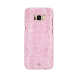 Samsung S8 Plus Pink Fabric Design