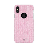 Apple iPhone X Pink Fabric