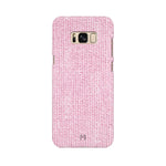 Samsung S8 Pink Fabric Design