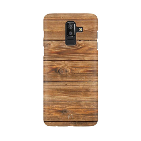 Samsung J8 Wood Design