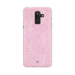 Samsung J8 Pink Fabric Design