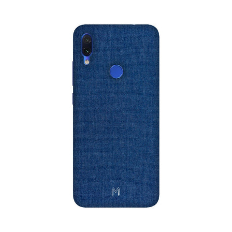 Xiaomi Redmi Note 7 Blue Fabric Design
