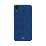 Apple iPhone XR Blue Fabric Design