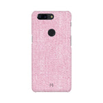 OnePlus 5T Pink Fabric Design