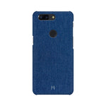 OnePlus 5T Blue Fabric Design
