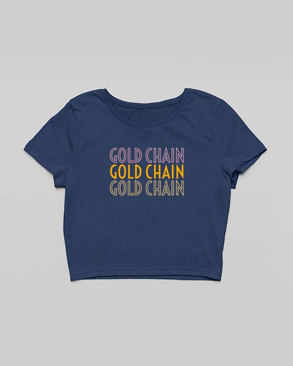 Gold Chain Crop Top