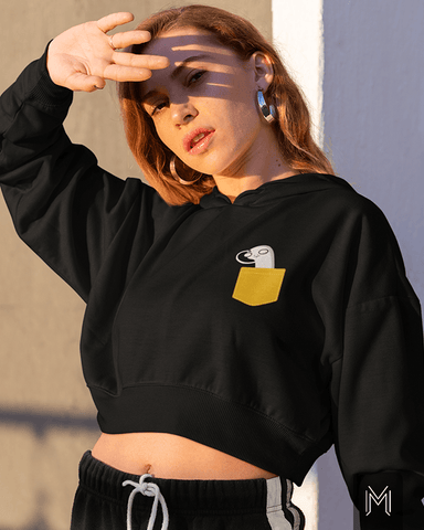 Calmchor Cropped Hoodie