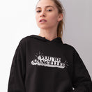 You Are Cancelled Monochrome Cropped Hoodie